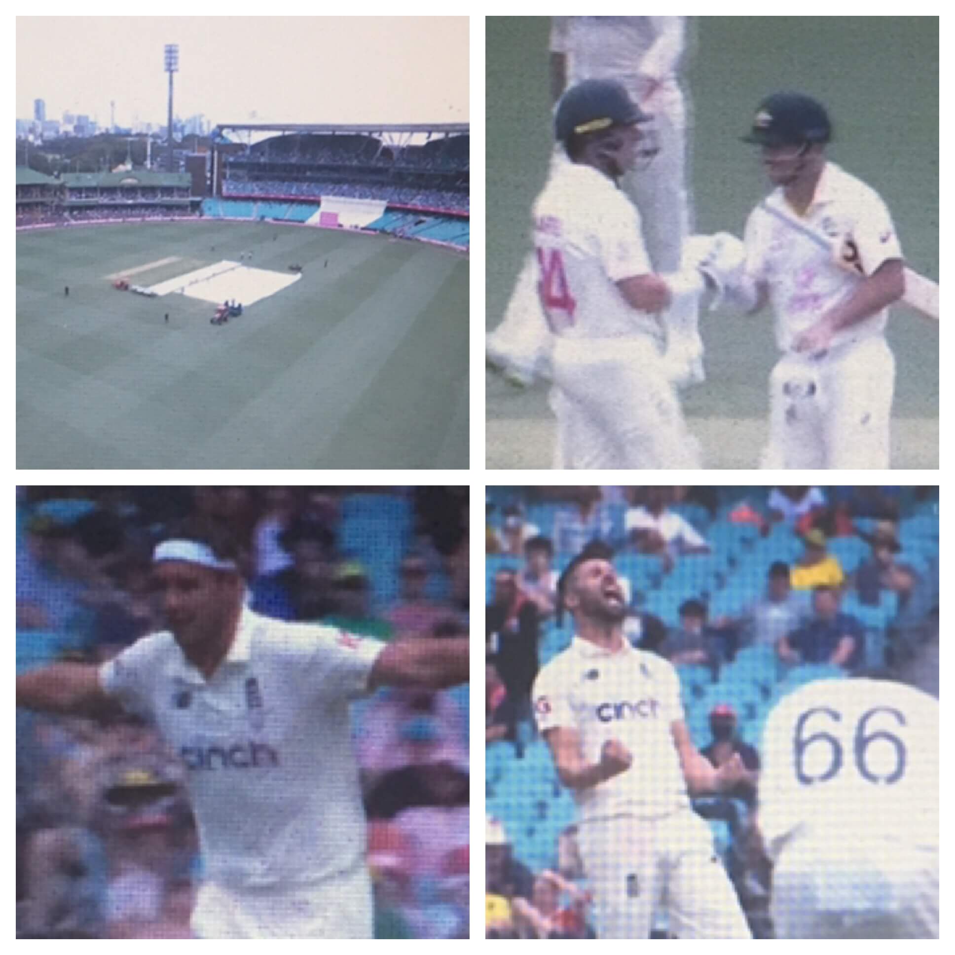 Test Cricket News, Rain halted most of play during Day 1 at the Sydney Cricket Ground but England ahead with three wickets as Australia 126-3