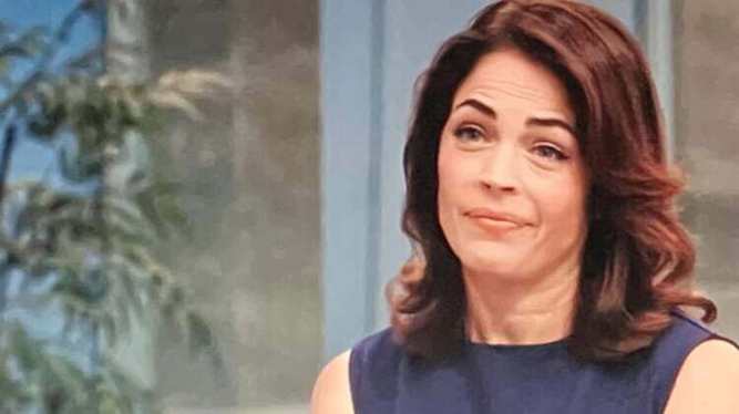 GH this week 8-12 September 2025: The Britch is back in town 2 The Britch in Britt looking on as everyone else is shocked by surprise.