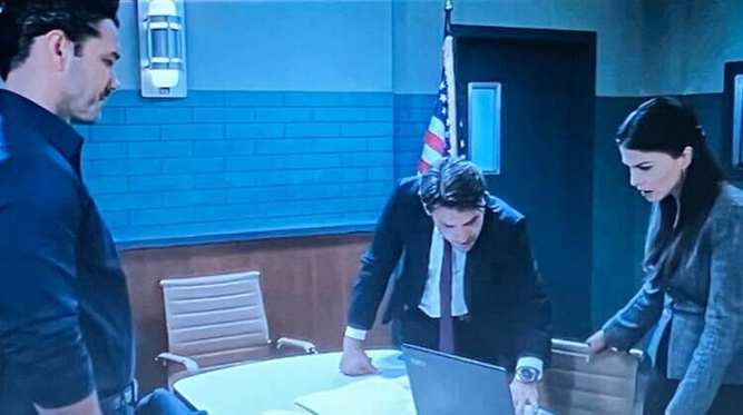 GH this week 8-12 Dec. 2025 sees Dante, Nathan and Turner reviewing new footage of Willow not far from Drew's home.