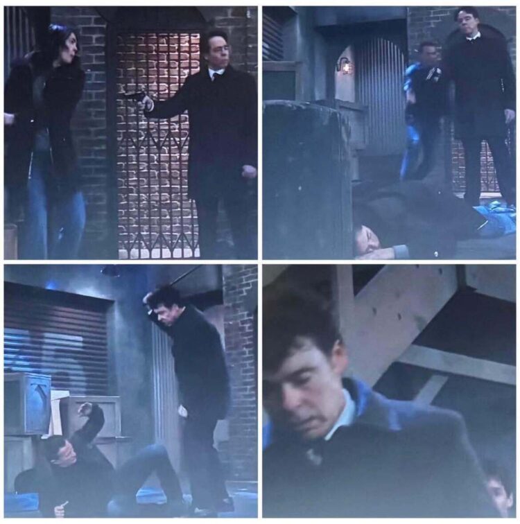 GH this week 23-27 Mar. 2026: Mr C aka Ross Cullum v Jason and Britt before someone shot Mr C from behind.